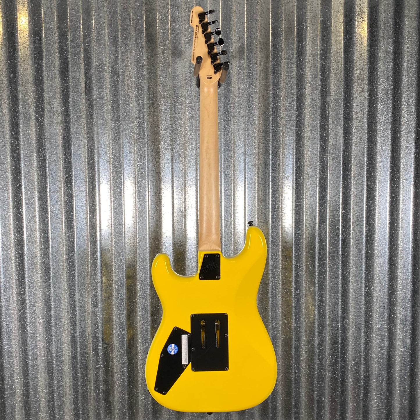 ESP LTD GL-200MT George Lynch Yellow Tiger Stripe Graphic Guitar LGL200MT #0069 Used