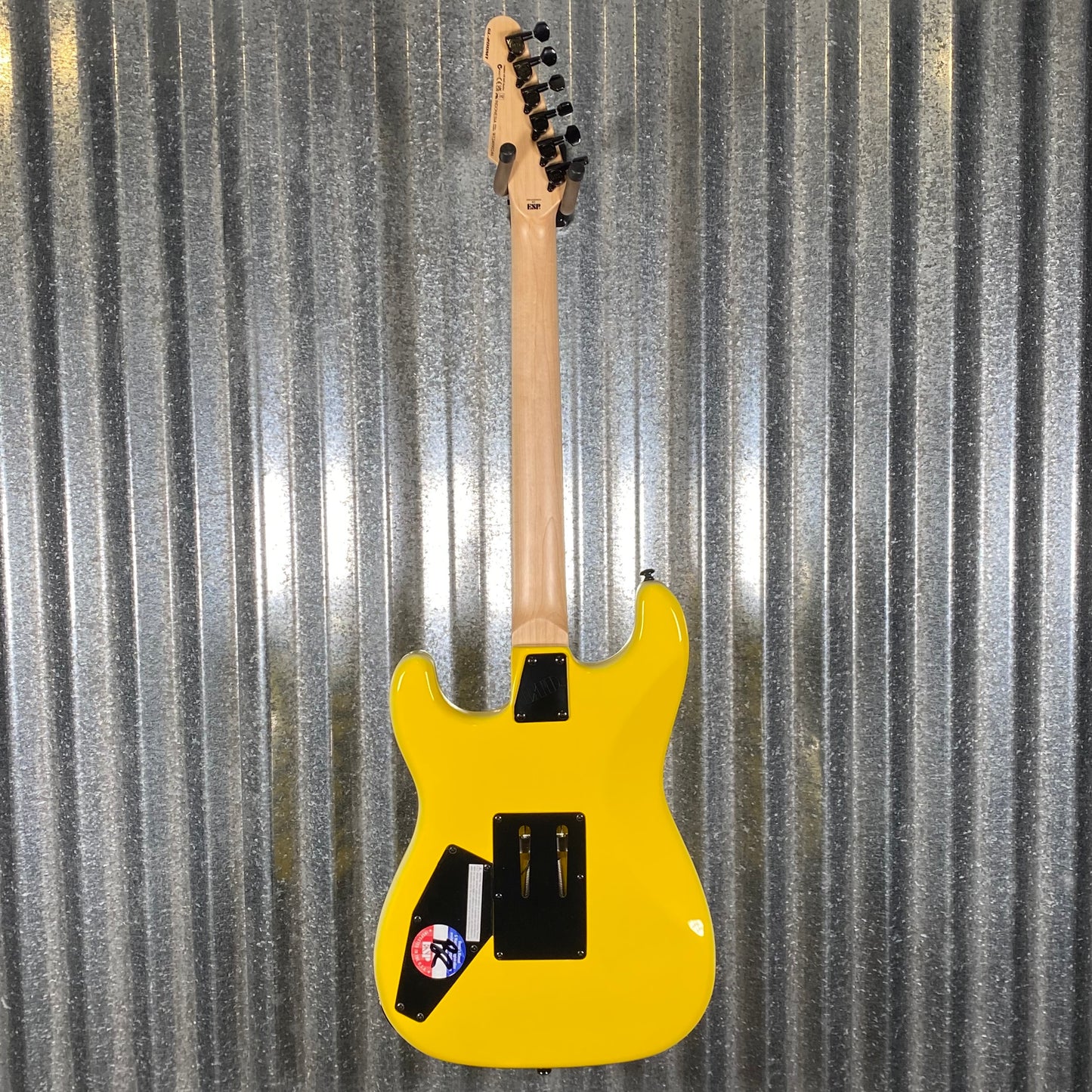 ESP LTD GL-200MT George Lynch Yellow Tiger Stripe Graphic Guitar LGL200MT #0246 Used