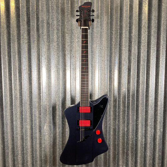 Westcreek Guitars Mirage T Bird Style Dual Humbucker Guitar Black #0188 Used