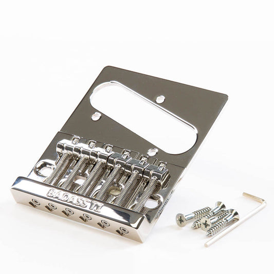 Leo Quan Badass T1 Telecaster Style Guitar Bridge Nickel TB-5101-001