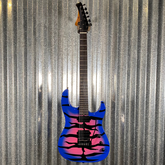 Westcreek Guitars Aetheris Superstrat Blue Tiger Guitar #0289 Used