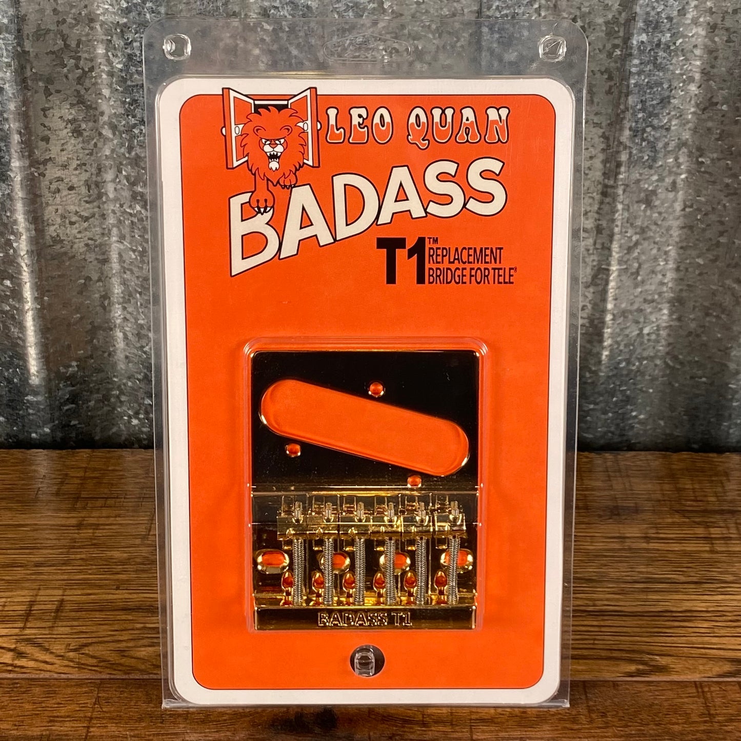 Leo Quan Badass T1 Telecaster Style Guitar Bridge Gold TB-5101-002