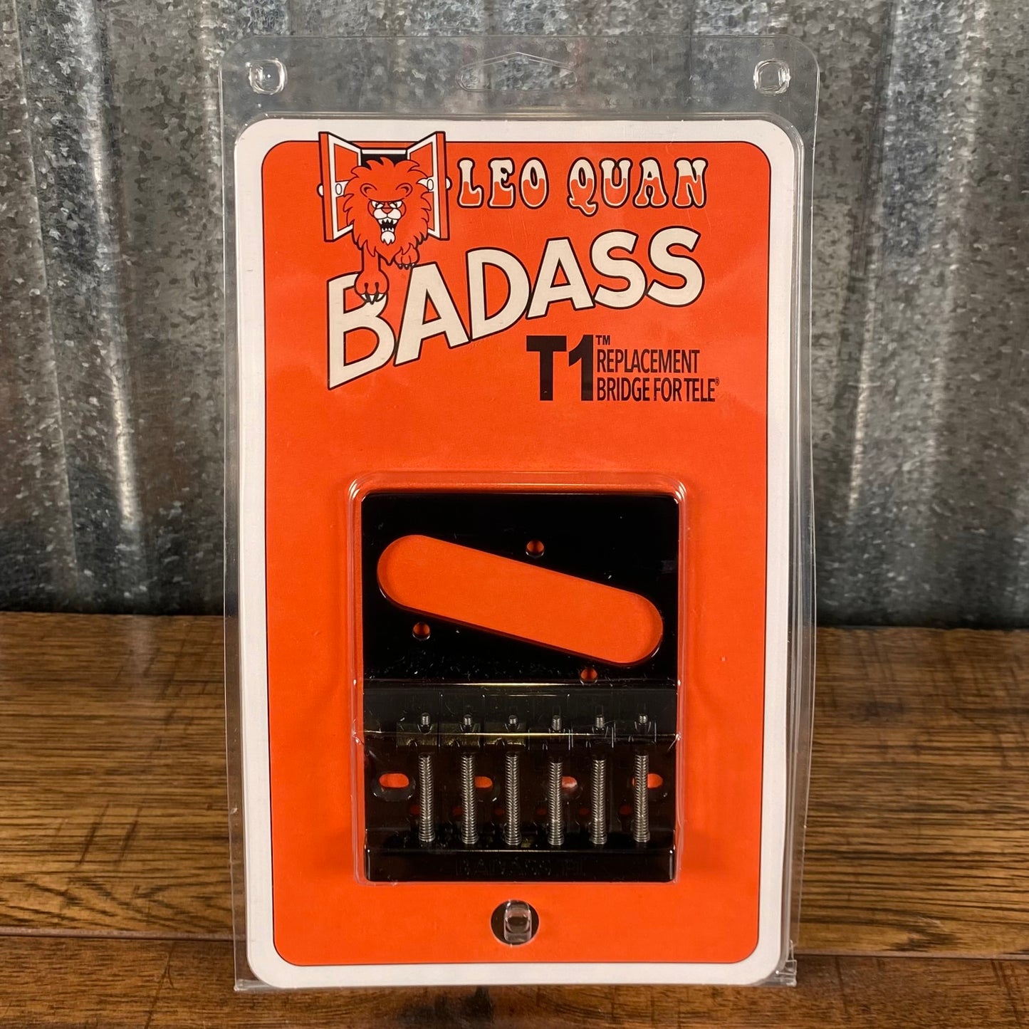 Leo Quan Badass T1 Telecaster Style Guitar Bridge Black TB-5101-003