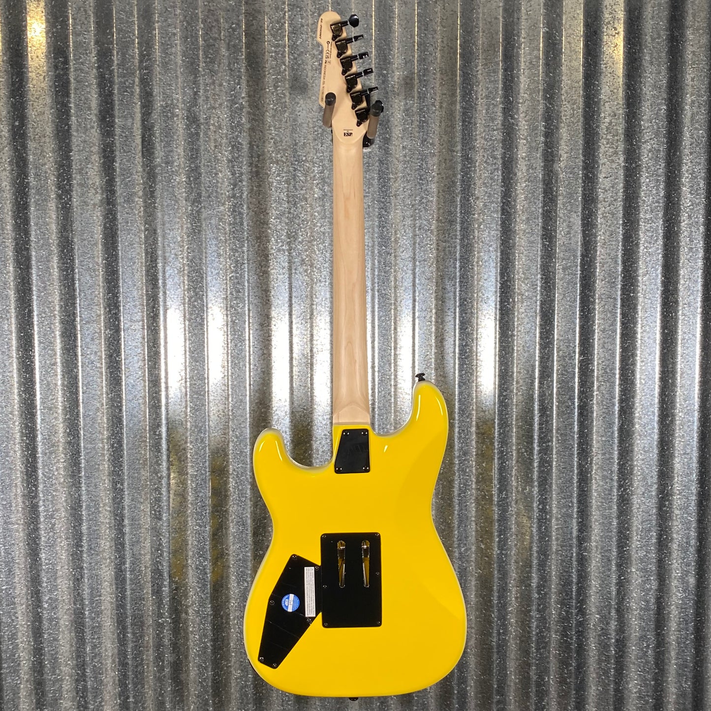 ESP LTD GL-200MT George Lynch Yellow Tiger Stripe Graphic Guitar LGL200MT #1405 Used