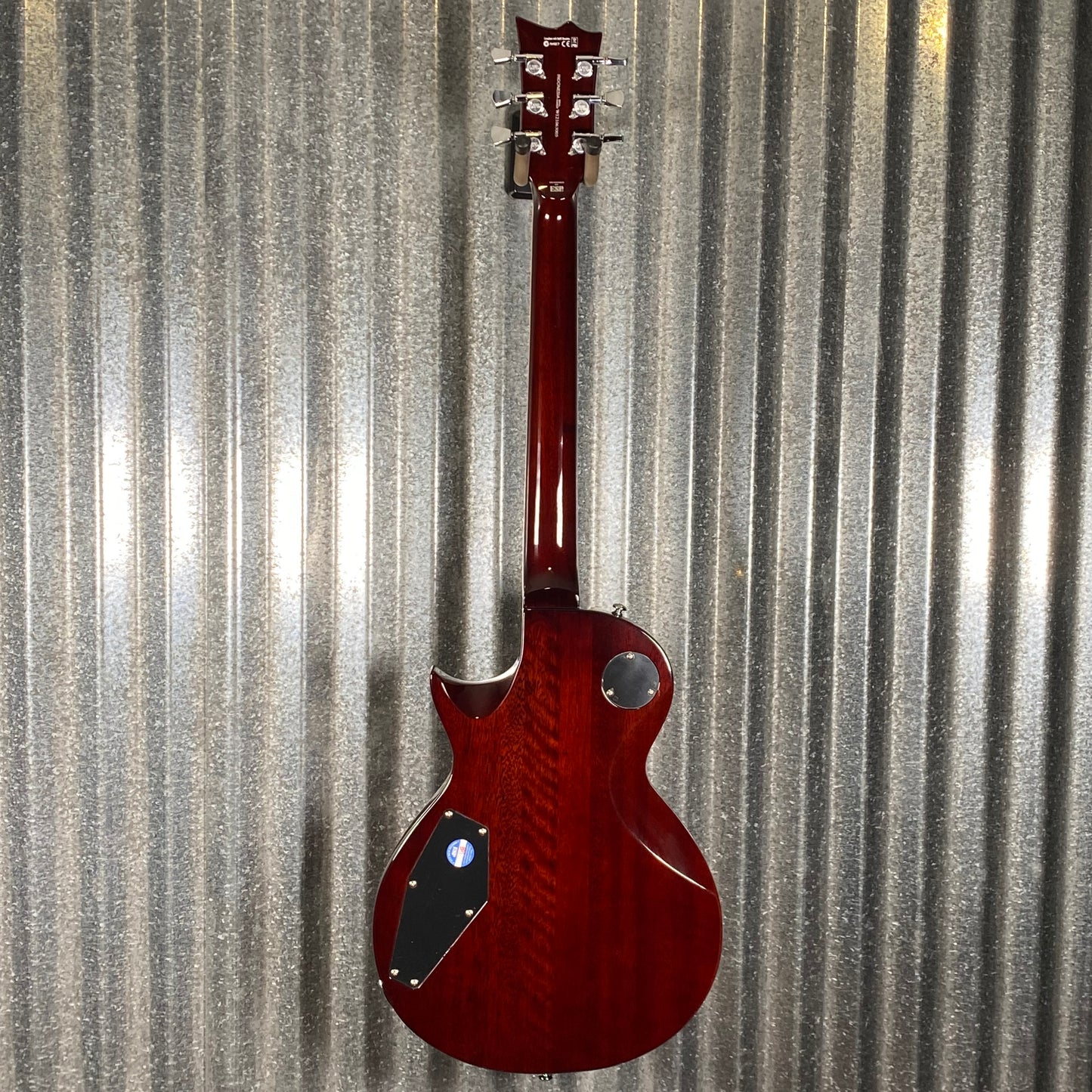 ESP LTD EC-256 Flame Dark Brown Sunburst Guitar LEC256FMDBSB #3005 Used