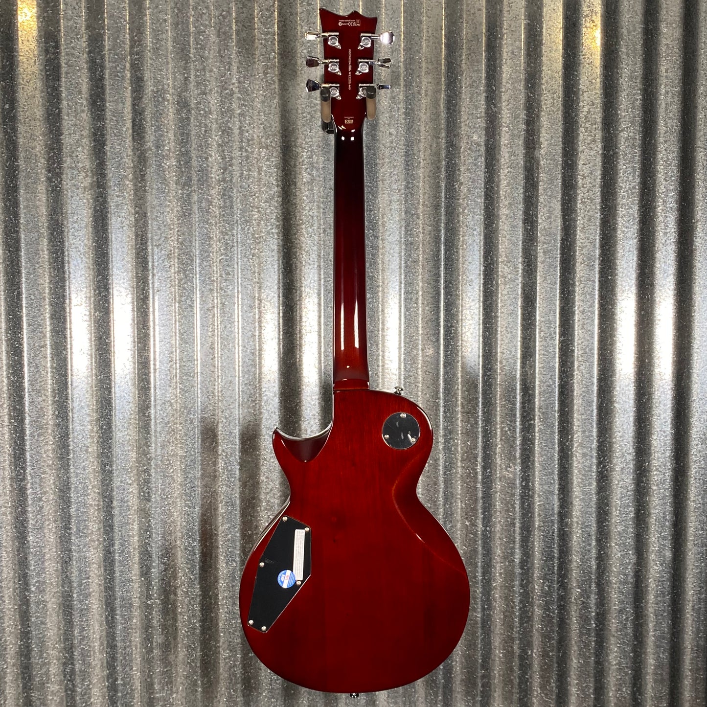 ESP LTD EC-256 Flame Dark Brown Sunburst Guitar LEC256FMDBSB #1460 Used