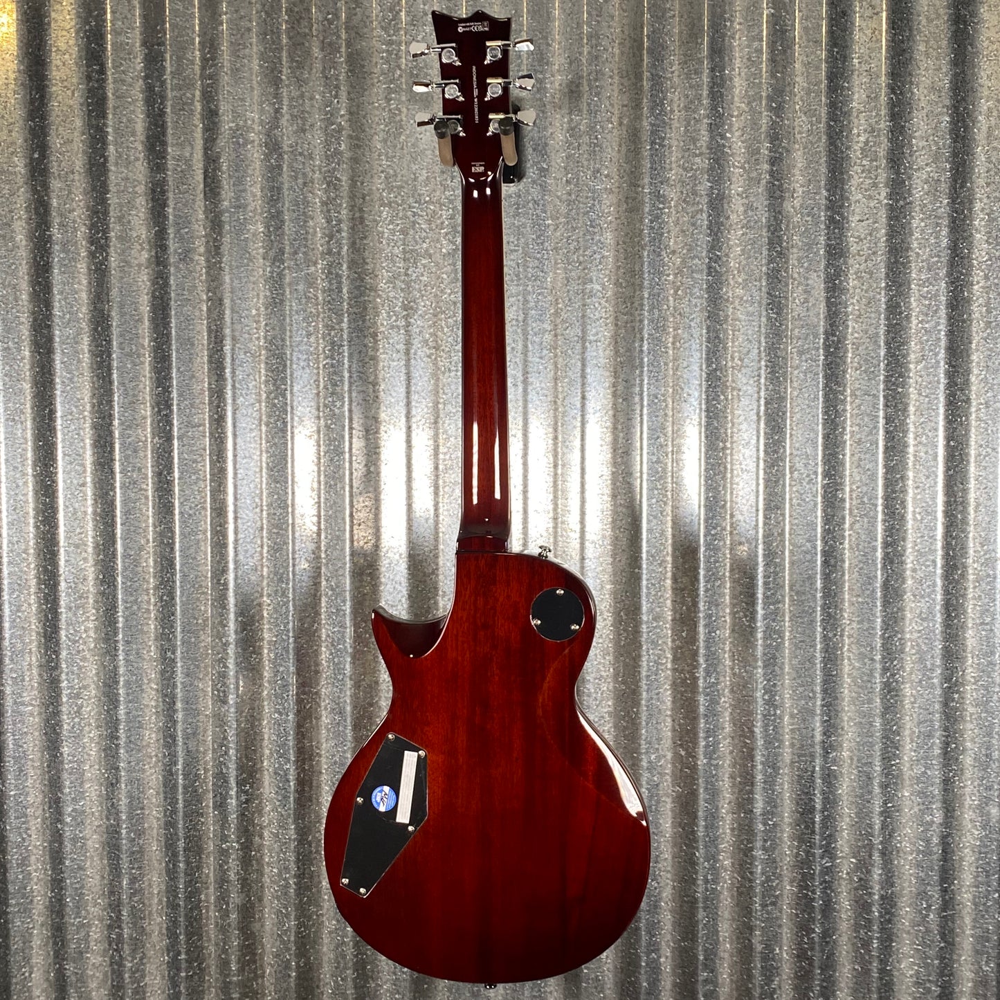 ESP LTD EC-256 Flame Dark Brown Sunburst Guitar LEC256FMDBSB #1831 Used