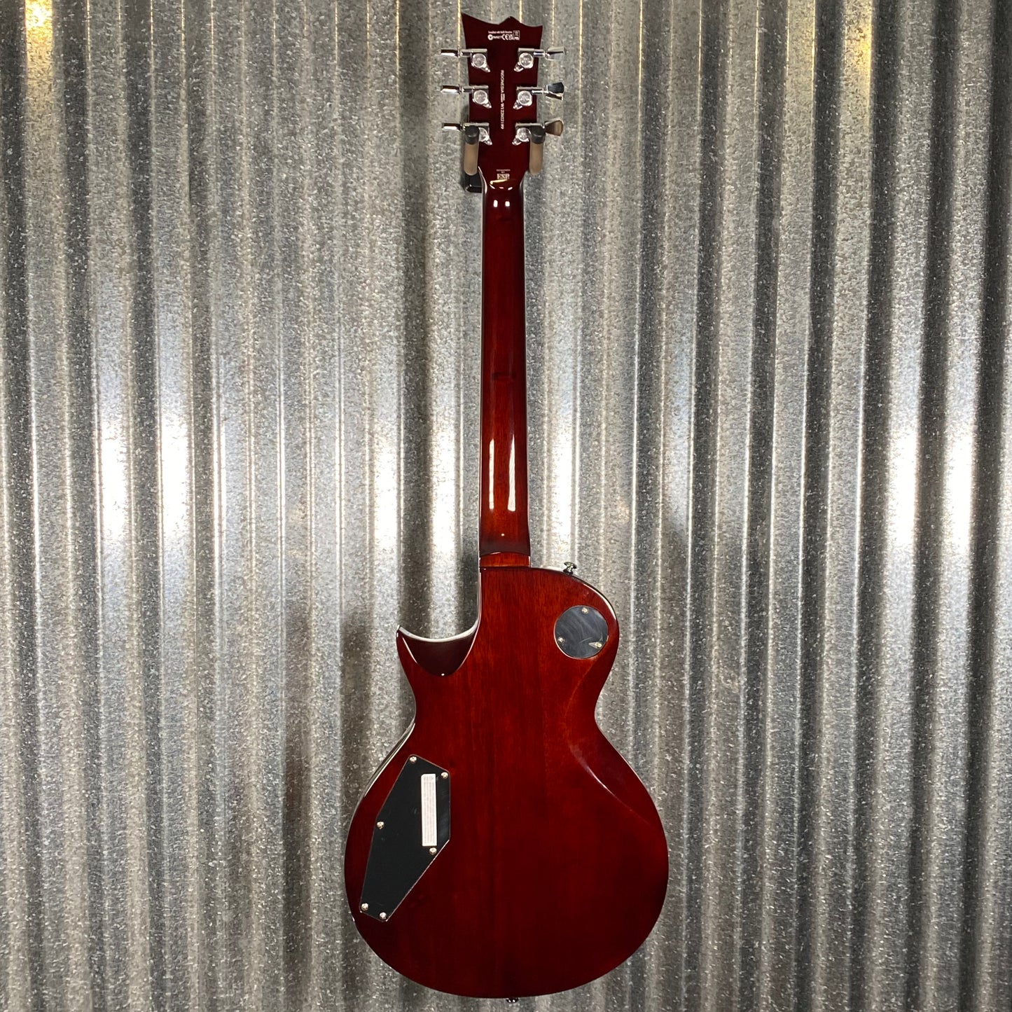 ESP LTD EC-256 Flame Dark Brown Sunburst Guitar LEC256FMDBSB #2189 Used