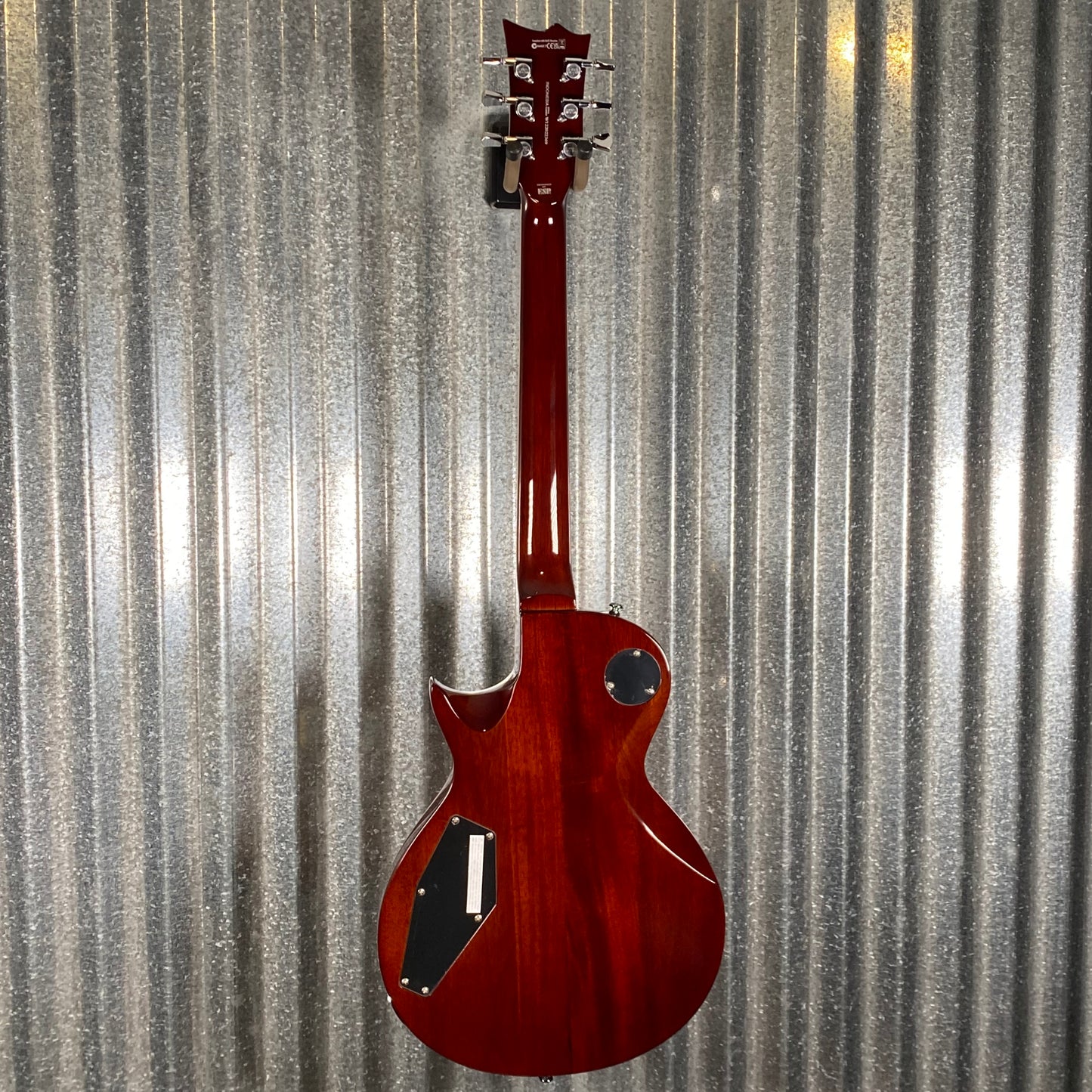 ESP LTD EC-256 Flame Dark Brown Sunburst Guitar LEC256FMDBSB #2369 Used