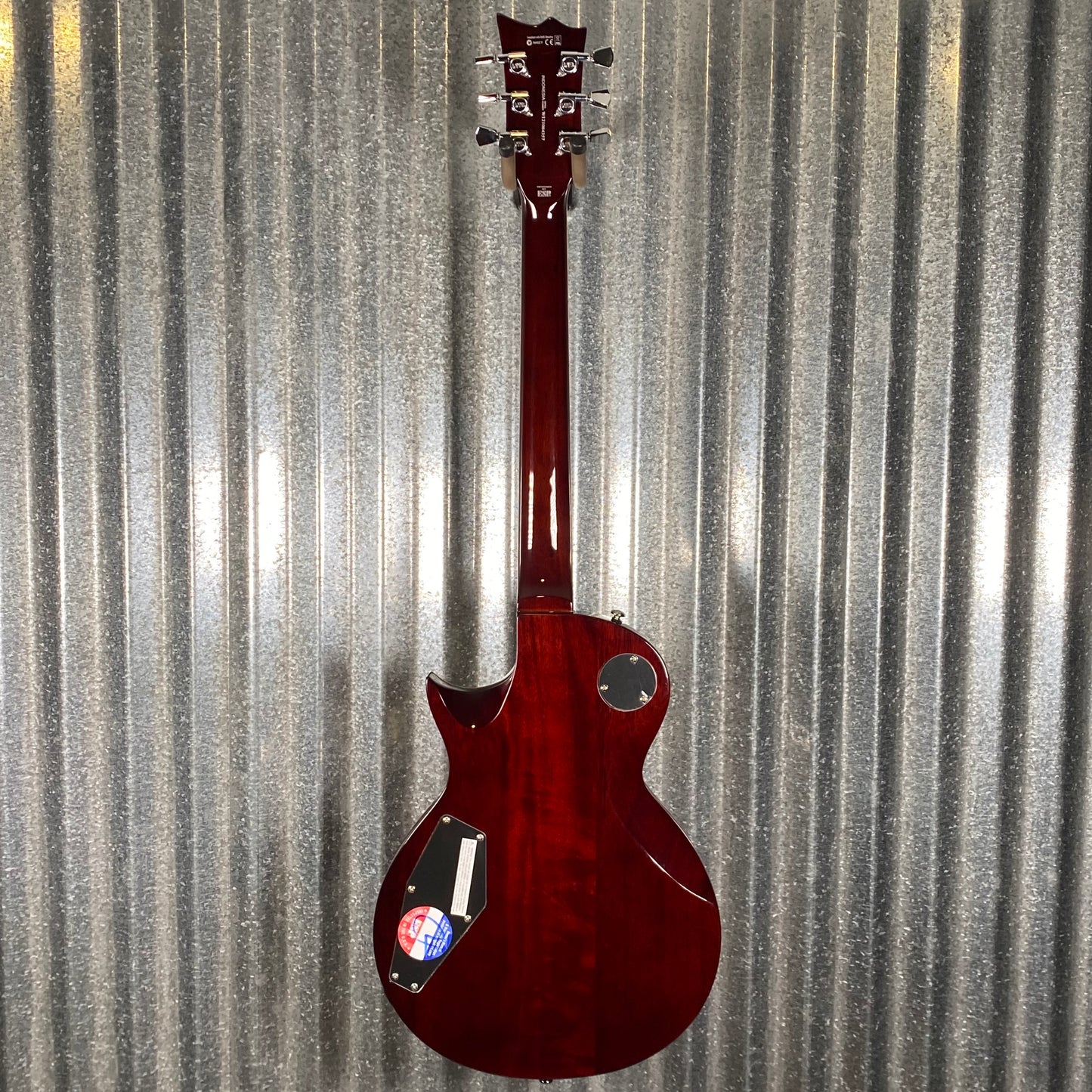 ESP LTD EC-256 Flame Dark Brown Sunburst Guitar LEC256FMDBSB #4357 Used