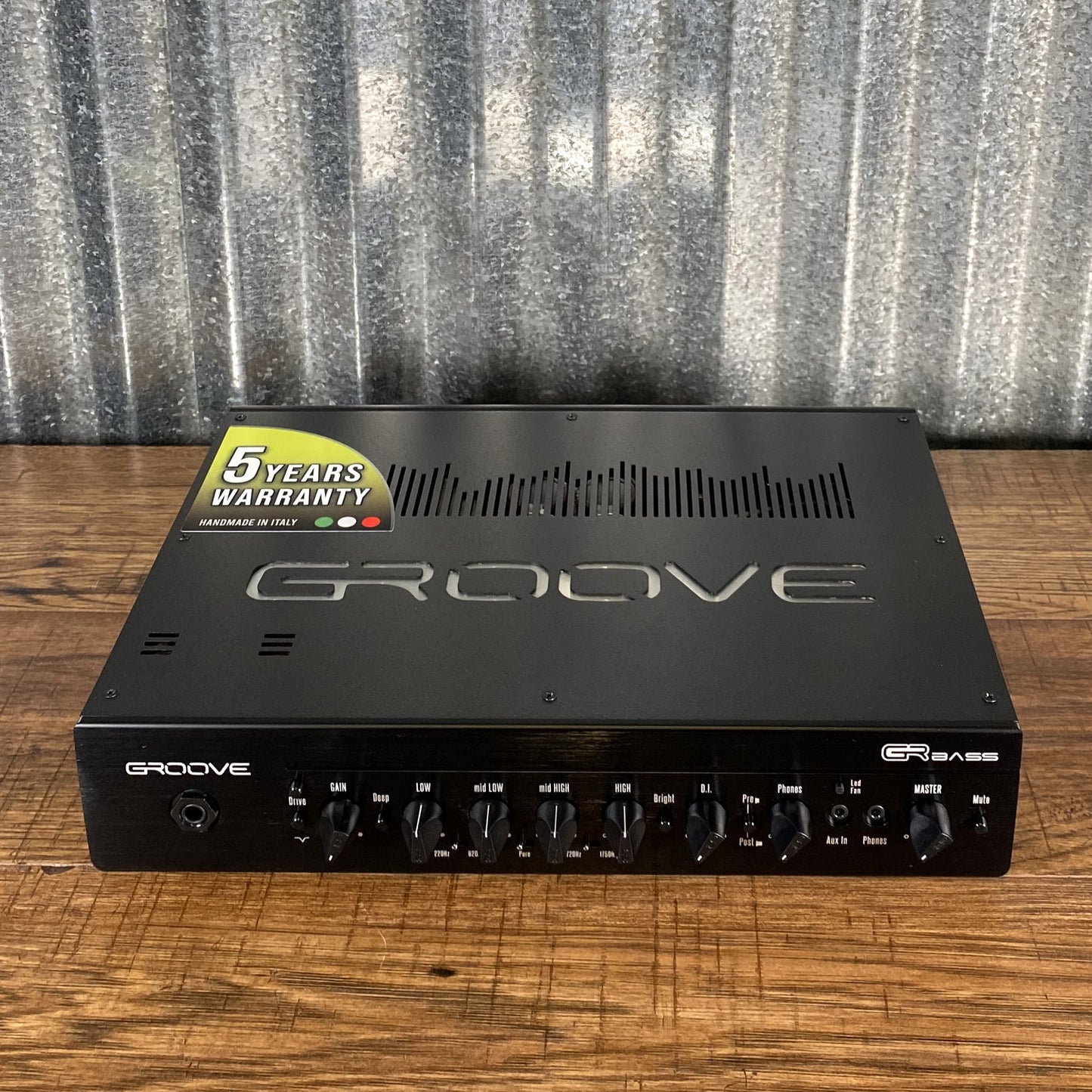 GR Bass Groove 1200 Watt Tube Preamp Bass Amplifier Head