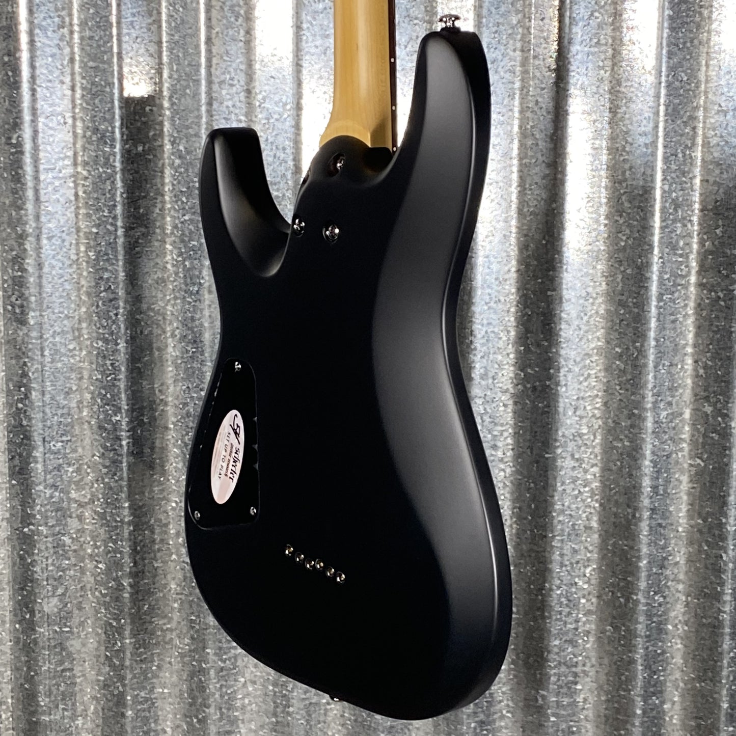 Schecter C-6 Deluxe Satin Black Guitar #0070