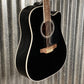 Takamine GD38CE Black 12 String Acoustic Electric Guitar & Bag #0934
