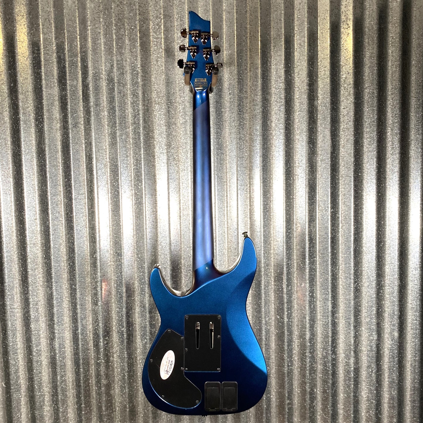 Schecter Hellraiser Hybrid C-1 FR EMG Sustainiac Ultra Violet UV Guitar #1783