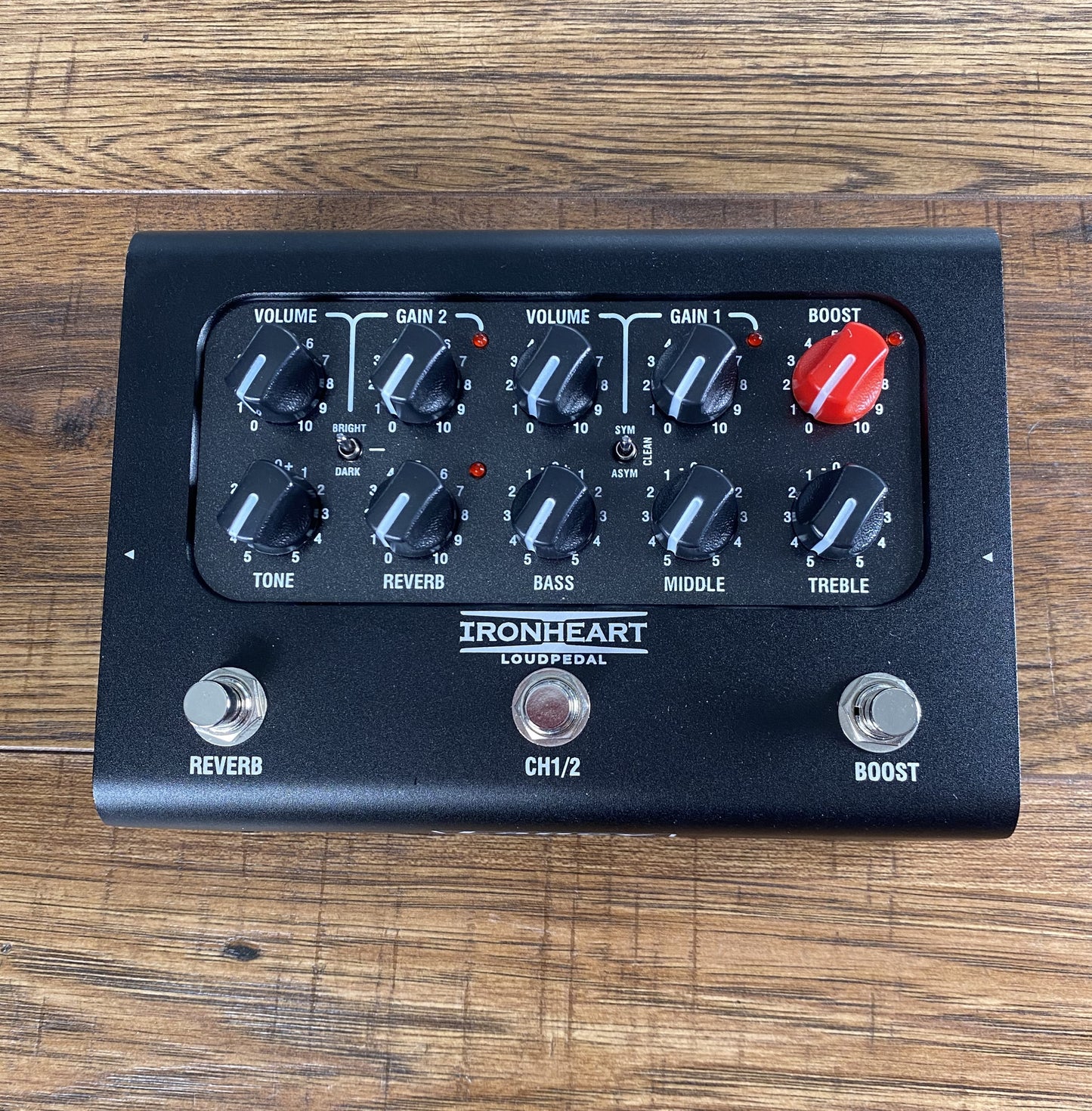Laney BCC-LOUDPEDAL-IMM Ironheart Martin Miller 60 Watt 2 Channel Amplifier Guitar Effect Pedal