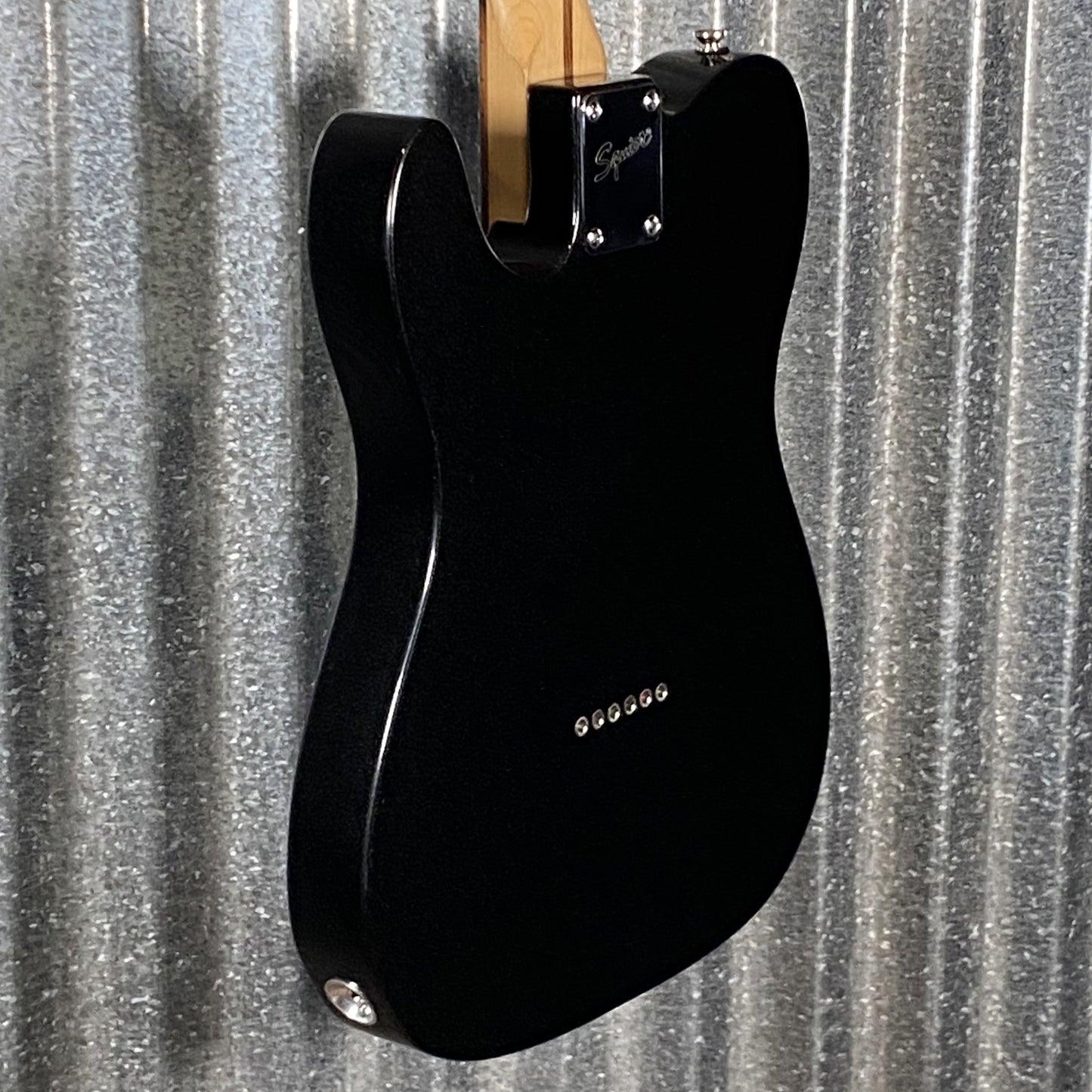 Fender Squier Standard Telecaster Black Metallic Guitar #8357 Used