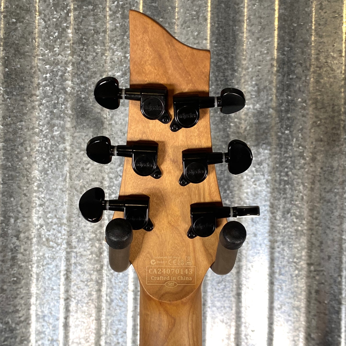 Schecter C-1 Standard Charcoal Satin Guitar #0143