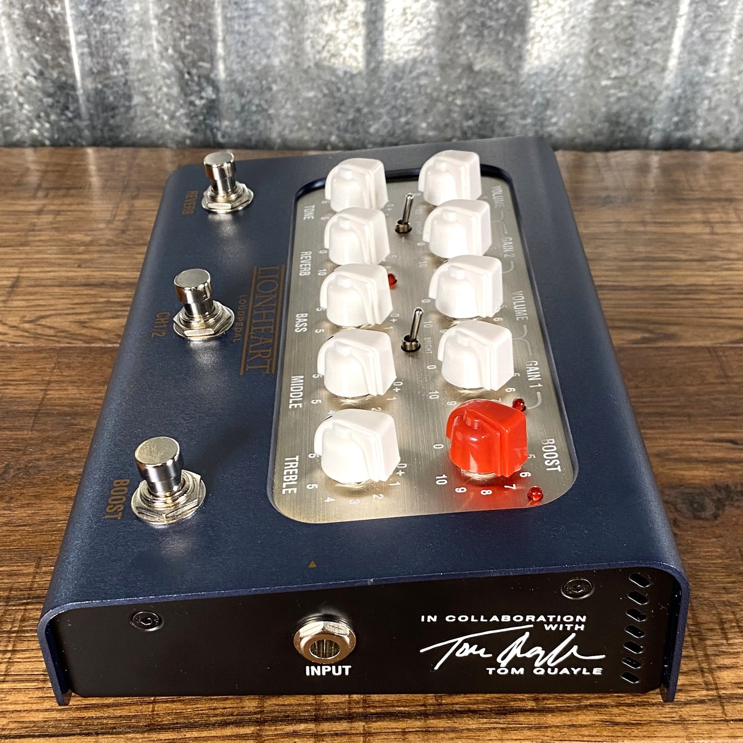 Laney BCC-LOUDPEDAL-LTQ Lionheart Tom Quayle 60 Watt 2 Channel Amplifier Guitar Effect Pedal Demo