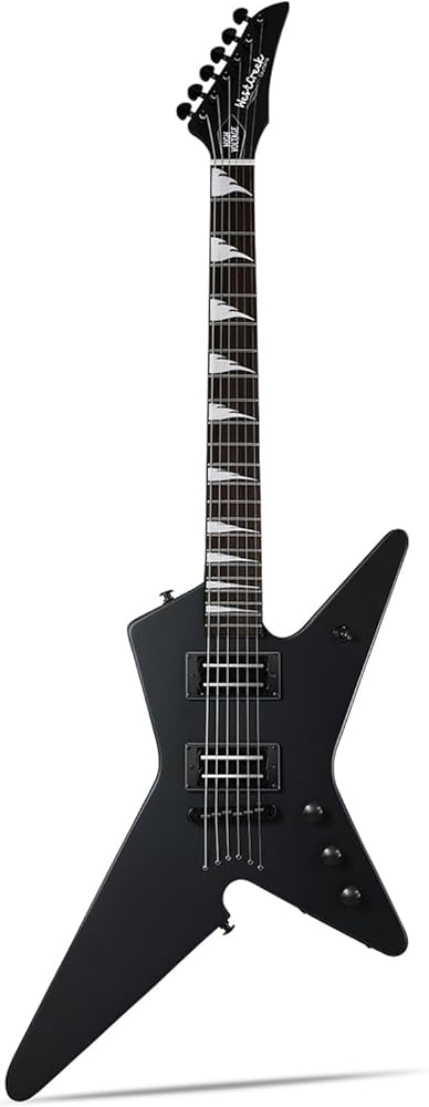 Westcreek Guitars High Voltage Black Electric Guitar ASIN