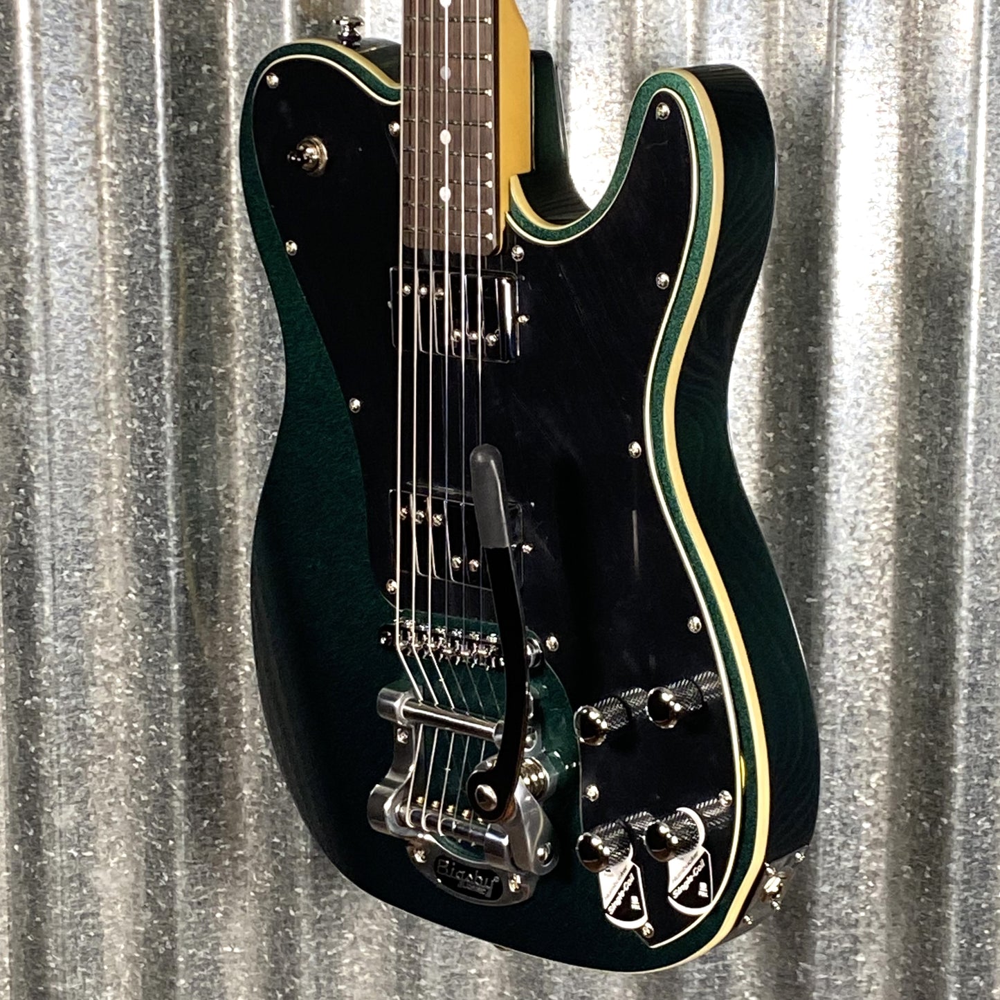 Schecter PT Fastback II B Dark Emerald Green Guitar #0885