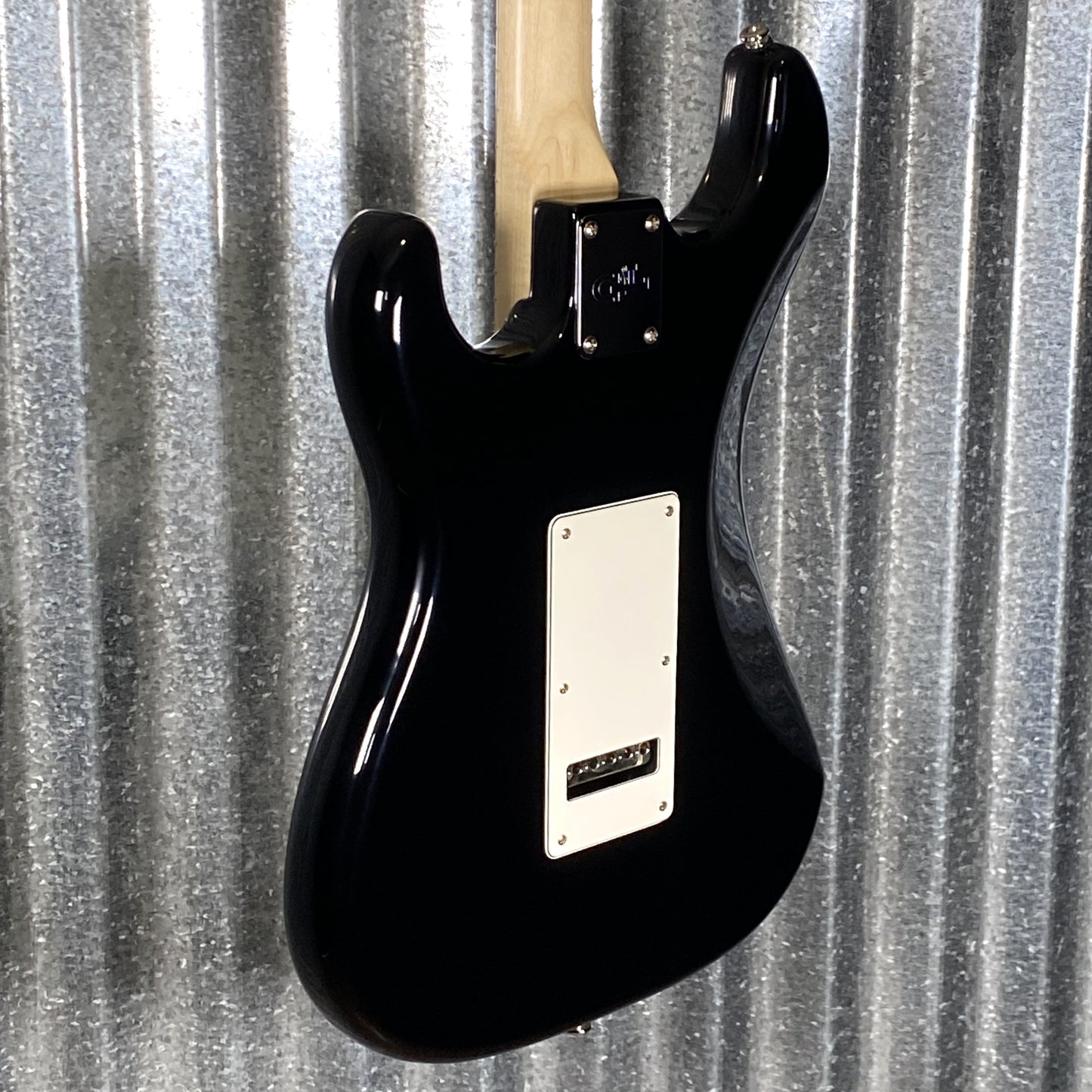 G&L USA Fullerton Deluxe Legacy Jet Black Guitar & Bag Blem #0328