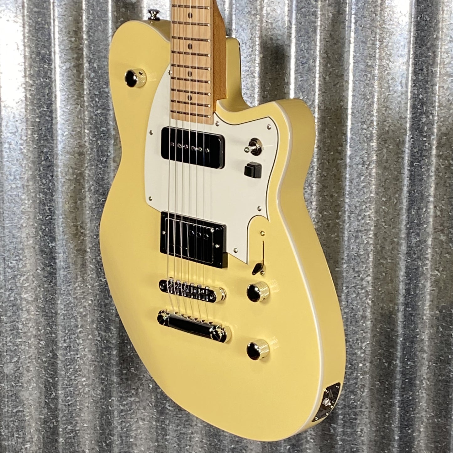 Reverend Chris Freeman Powder Yellow Guitar #61316