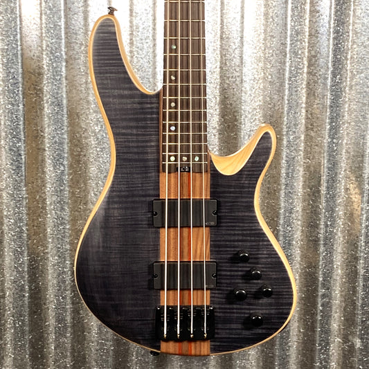 Schecter CB-4 Charles Berthoud 4 String Bass See Thru Black Satin #0582