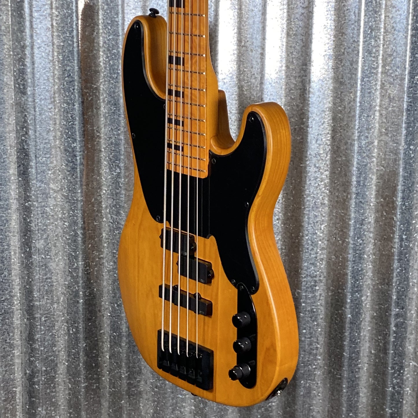 Schecter Model-T Session 5 String Bass Aged Natural Satin #1057