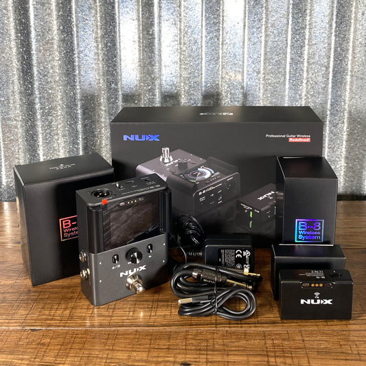 NUX B-8 Rechargeable Wireless Guitar System Effect Loop DI Chromatic Tuner & Boost