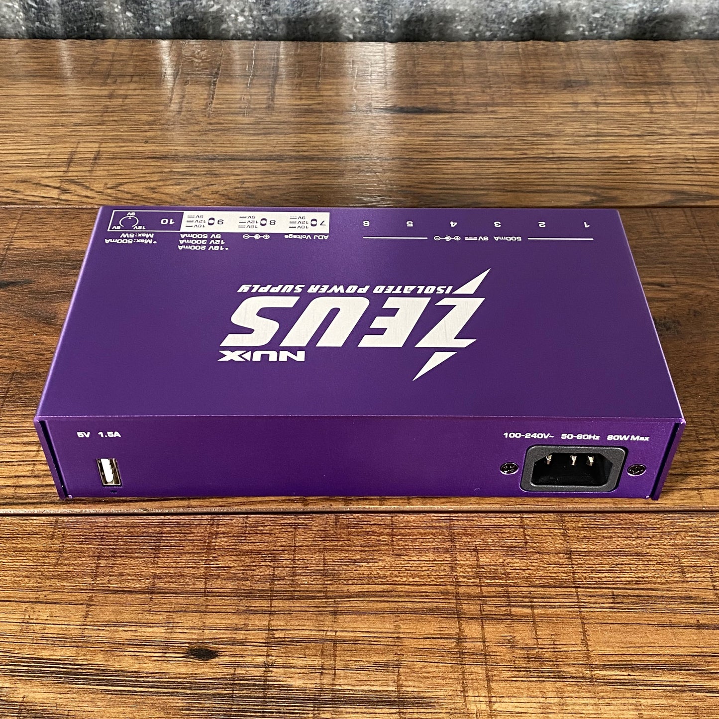 NUX NIP-Z10 Zeus 10 Output Isolated Guitar Pedalboard Effect Pedal Power Supply