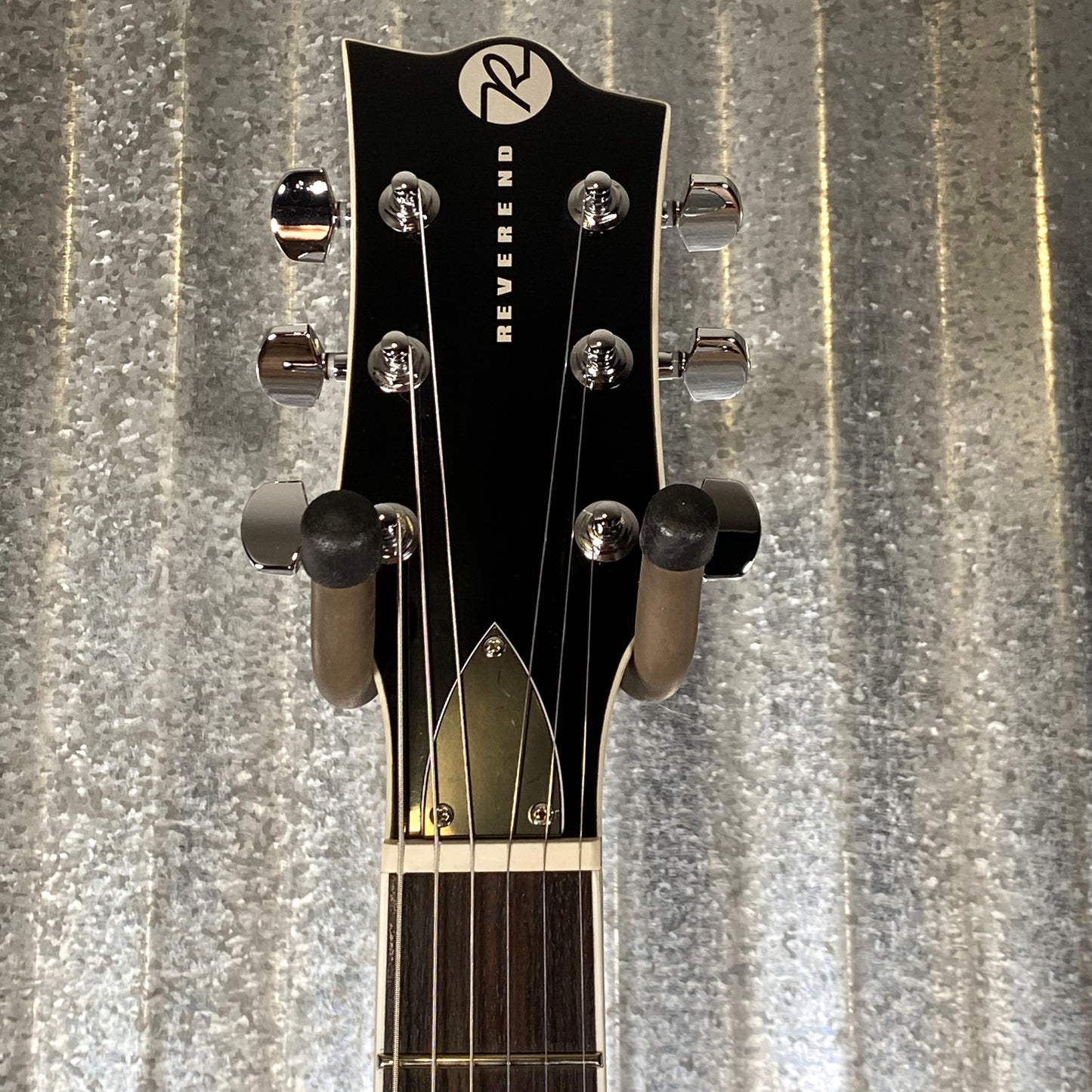 Reverend Limited Edition Manta Ray Semi Hollow Body Archtop Vintage Clear Natural Guitar #15 Blem