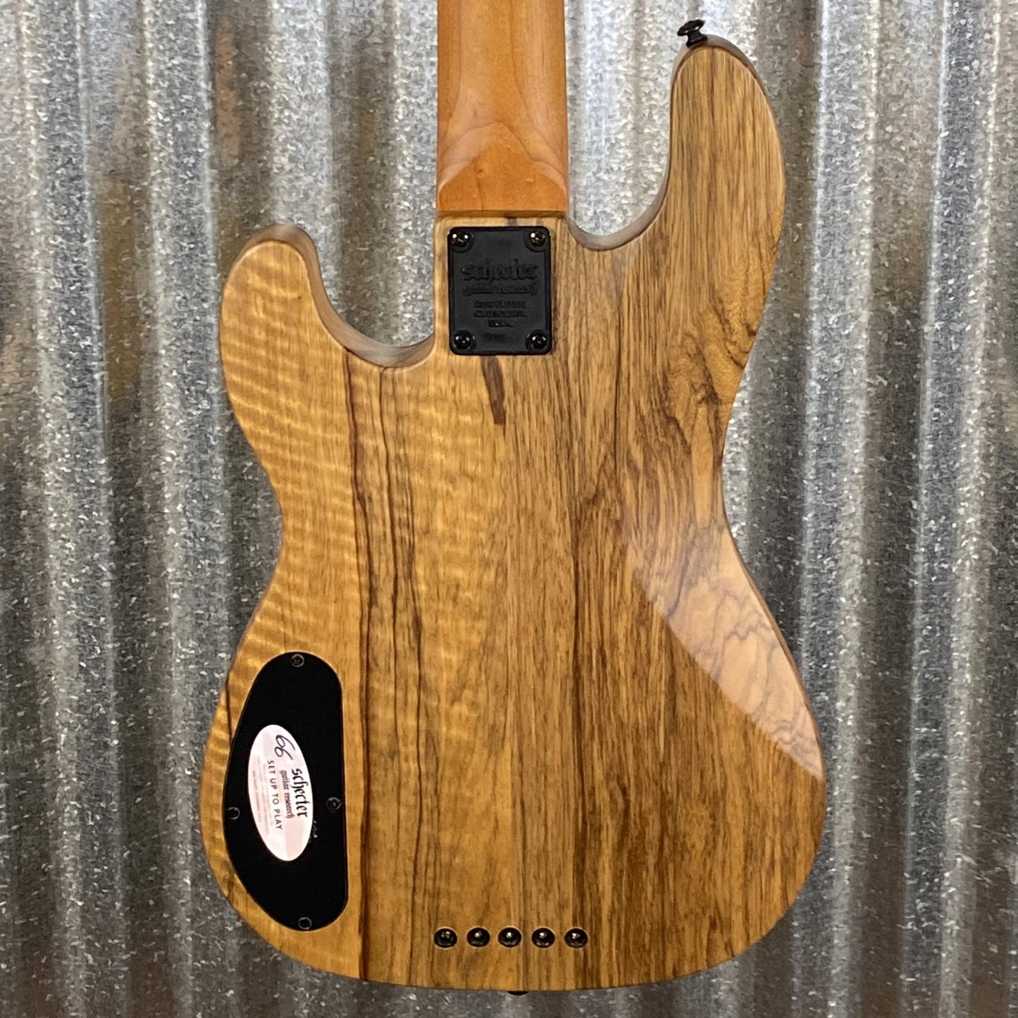 Schecter Model-T 5 Exotic Ziricote 5 String Bass #1508