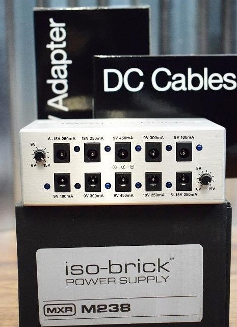 Dunlop MXR M238 ISO Power Brick Effect Pedalboard Power Supply & Cables