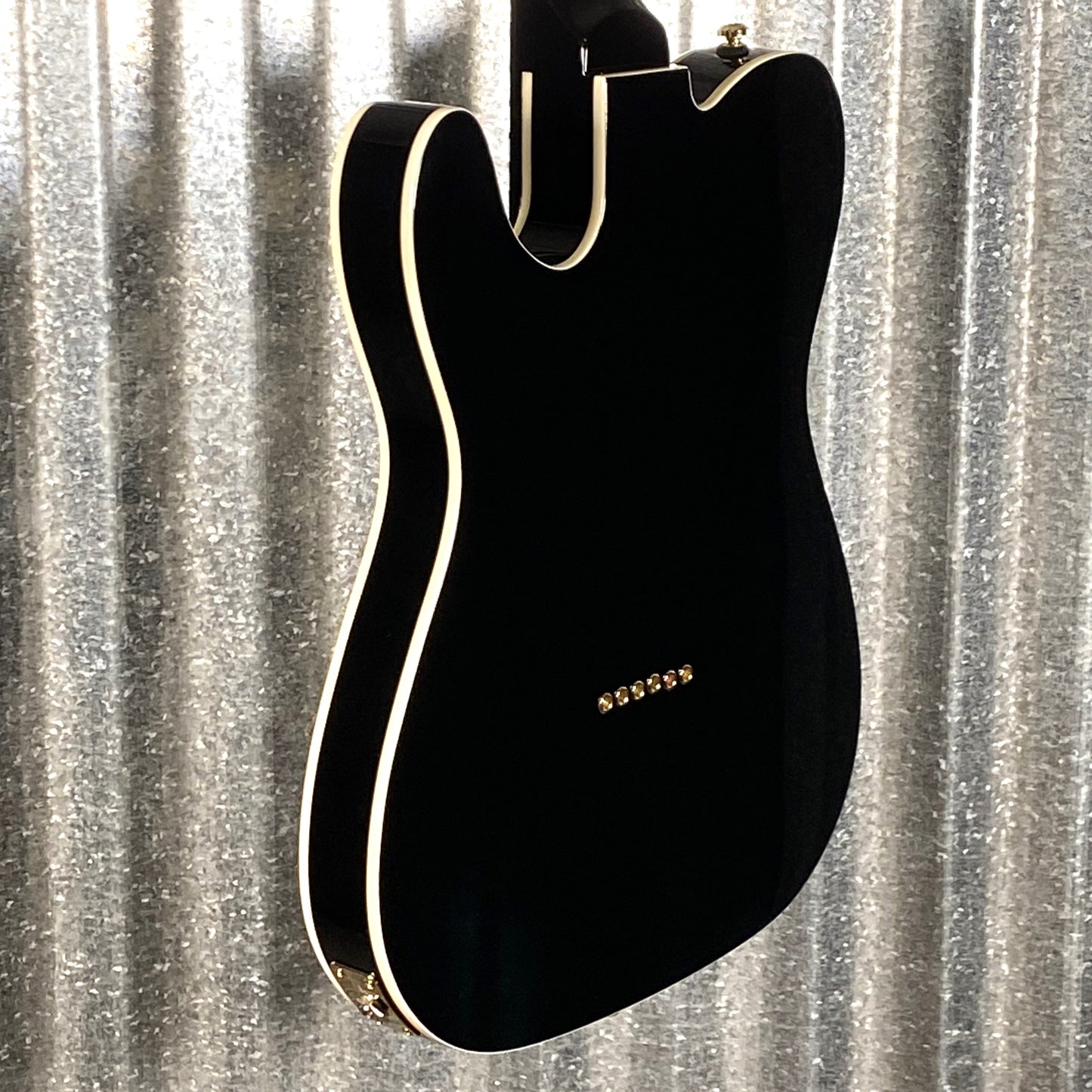 Reverend Pete Anderson Eastsider T Limited Run Gloss Black Guitar & Two Tone Bag #37