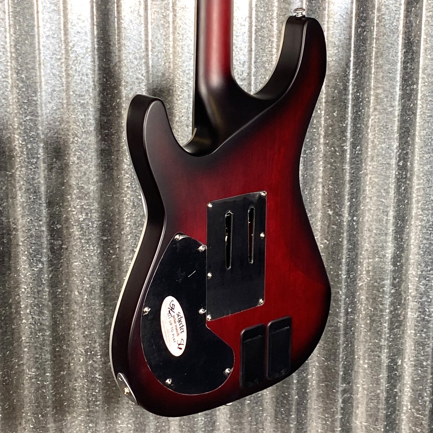 Schecter C-1 Platinum FR S Crimson Red Burst Satin Guitar #0460