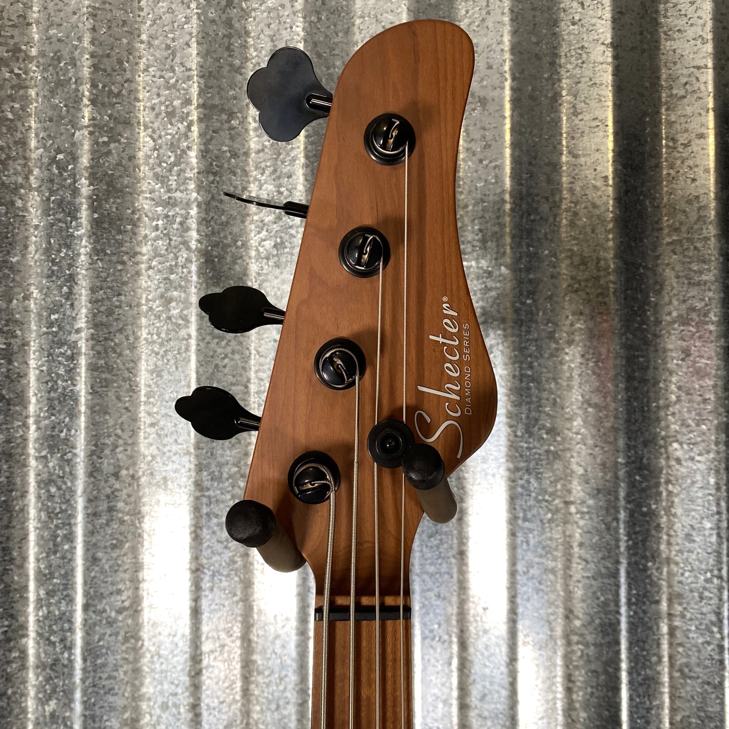 Schecter J-4 Nikki Sixx 4 String Jazz Bass Worn Ivory #0828