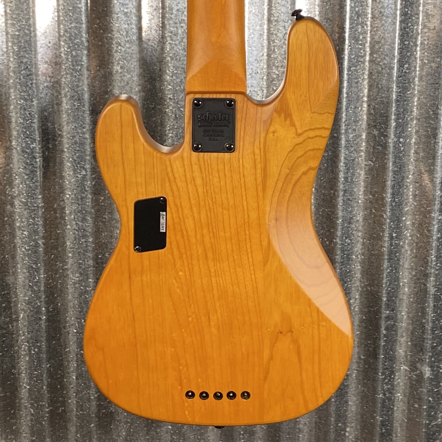 Schecter Model-T Session 5 String Bass Aged Natural Satin #1057