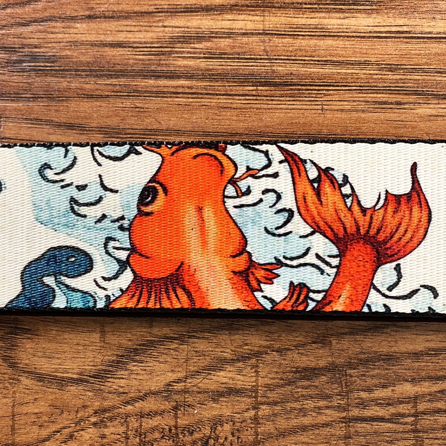 Levy's MPD2-016 2" Polyester Guitar Bass Strap Koi Waves