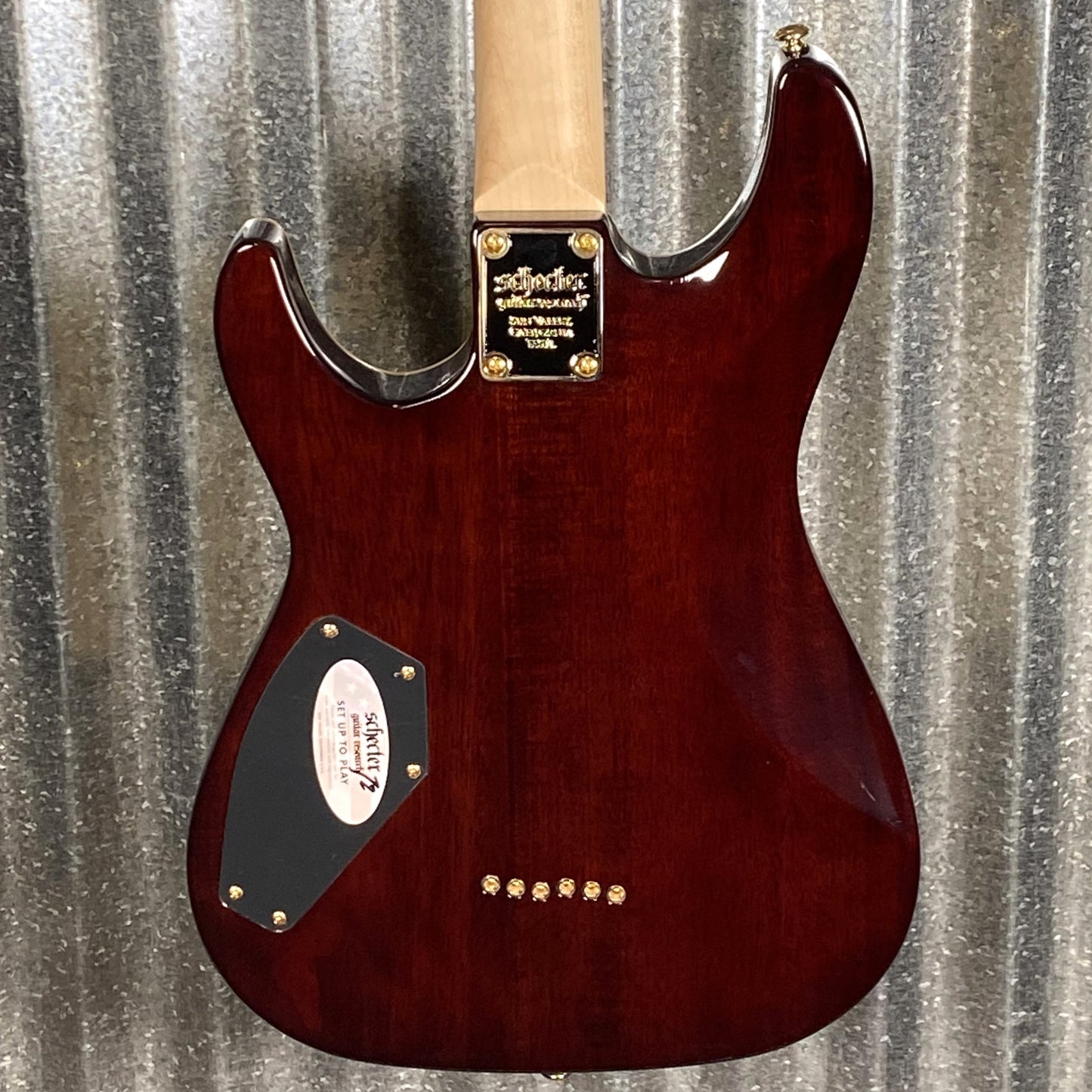 Schecter Omen Extreme 6 Gloss Natural Guitar #1396