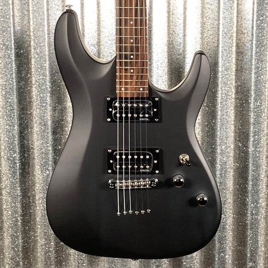 Schecter C-6 Deluxe Satin Black Guitar #0025