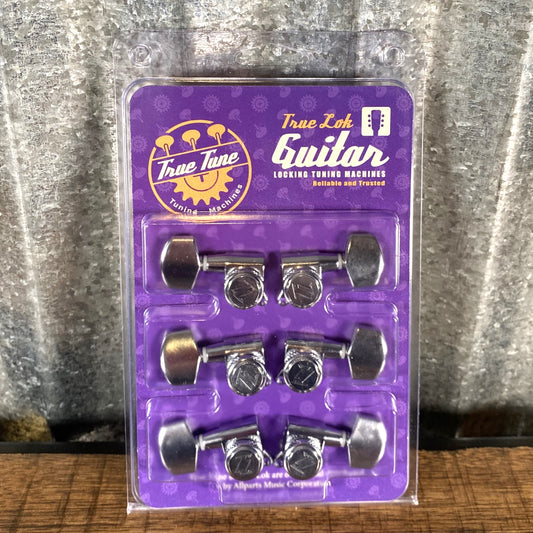 True Lok TK-7117-010 Mid-Size Locking Tuners 3x3 Chrome