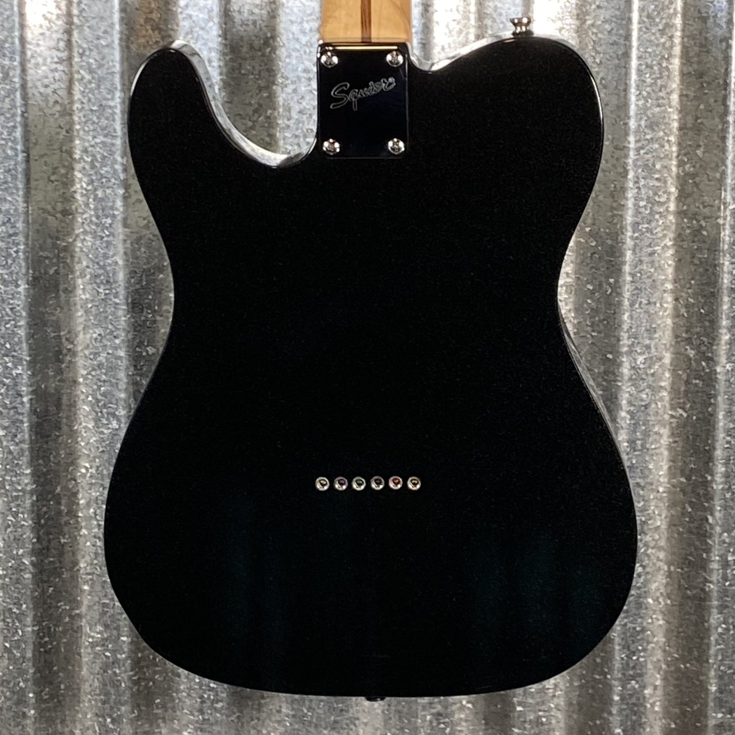 Fender Squier Standard Telecaster Black Metallic Guitar #8357 Used
