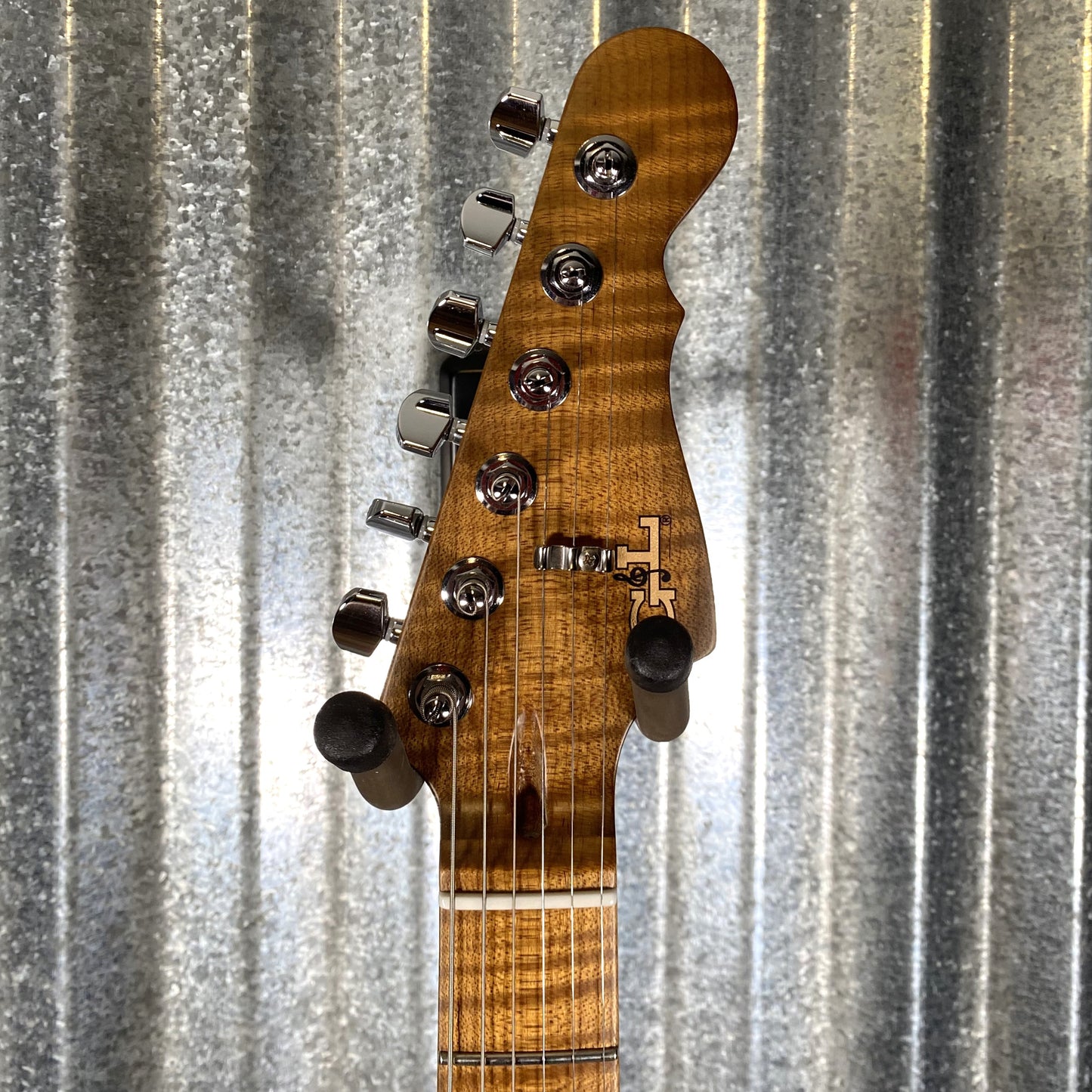 G&L USA Custom Shop Legacy HSH Smoked Caramel Roasted Pine Guitar & Bag #5004