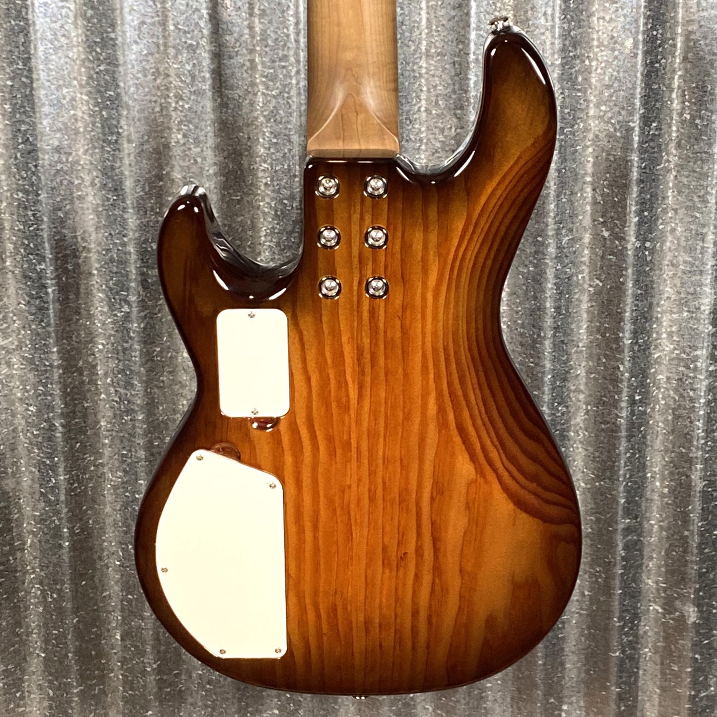G&L USA Custom Shop L-2500 5 String Bass Smoked Caramel Roasted Pine & Bag #4018