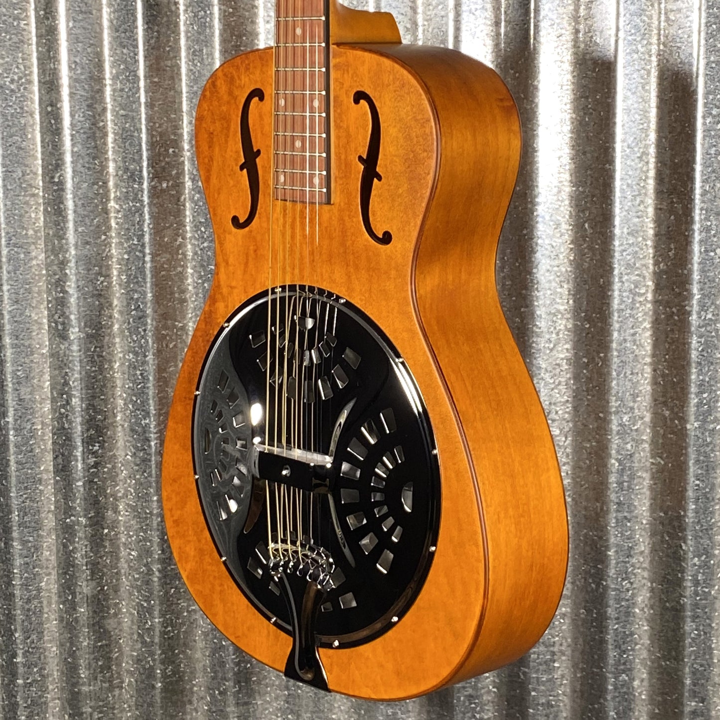 Epiphone Dobro Hound Dog Round Neck Resonator Vintage Brown Guitar #0627 Used