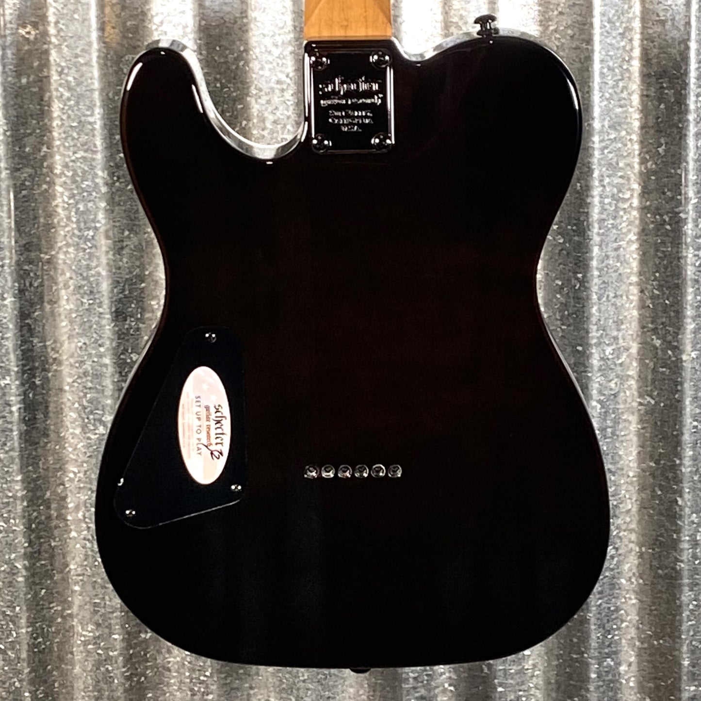 Schecter PT Standard Black Fade Burst Burl Guitar #0444