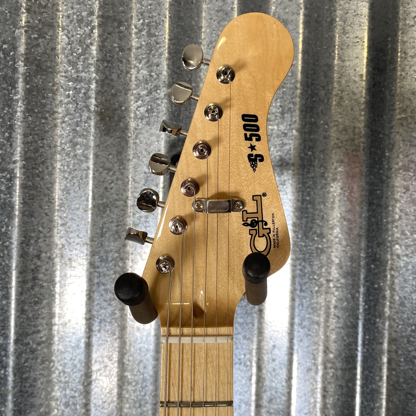 G&L USA CLF Research S-500 Cherryburst Guitar & Bag #9194 Used