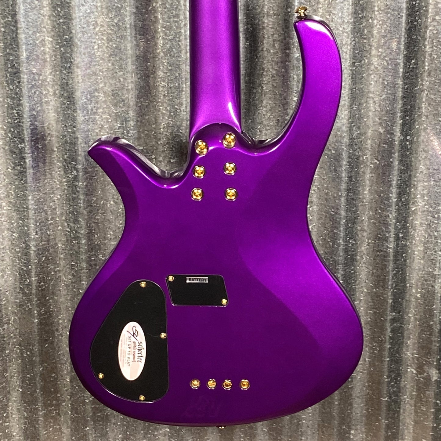 Schecter FreeZesicle-4 Ricky "Freeze" Smith Morris Day and the Time 4 String Bass Freeze Purple #1412