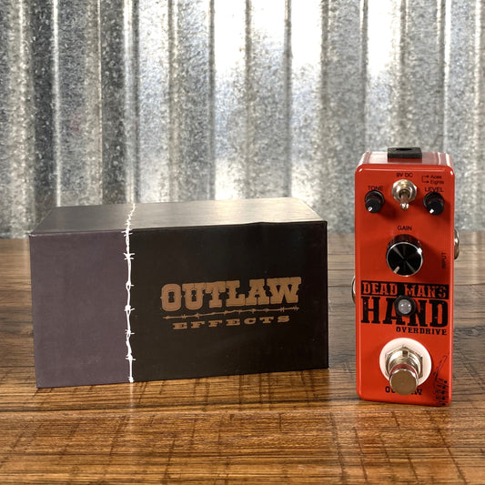 Outlaw Effects Dead Man's Hand Overdrive Guitar Effect Pedal