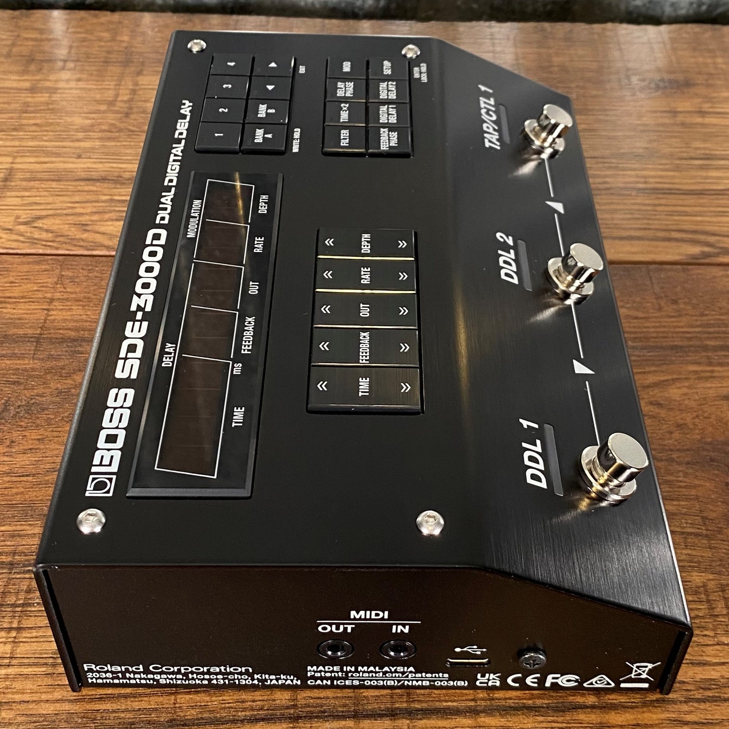 Boss SDE-3000D Dual Digital Delay Guitar Effect Pedal